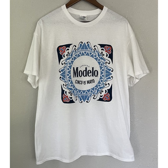 Cinco De Mayo MODELO White T-Shirt Adult Size XL - Picture 1 of 4